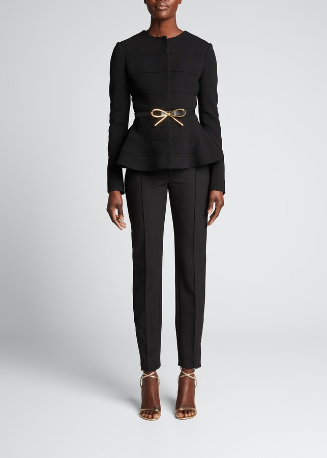 womens peplum jacket