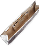 Thumbnail for your product : Nancy Gonzalez Slicer Crocodile Clutch Bag, Silver
