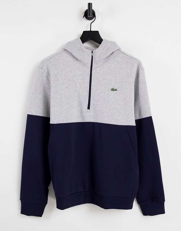 Lacoste Sport color block hoodie - ShopStyle