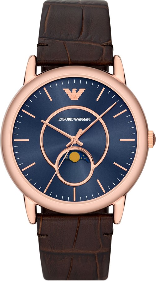 Emporio Armani Men\'s Brown Watches | ShopStyle