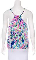 Thumbnail for your product : Lilly Pulitzer Silk Sleeveless Top