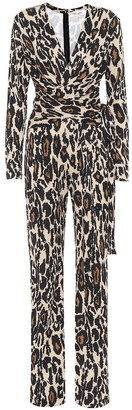 dvf michele silk jersey jumpsuit