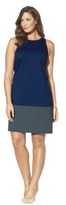 Thumbnail for your product : B.L.U.E. Women's Plus Size Sleeveless Ponte Dress Navy