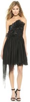 Thumbnail for your product : Haute Hippie Strapless Tulle Dress