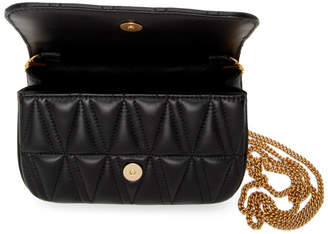 Versace Black Quilted Virtus Evening Bag