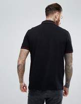 Thumbnail for your product : HUGO Pique Tipped Logo Polo Shirt In Black