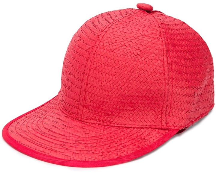 Thebe Magugu Woven FlatPeak Cap ShopStyle Hats
