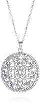 Thumbnail for your product : Hendrikka Waage Large Baron Sterling Silver Necklace With White Zirconia Stones
