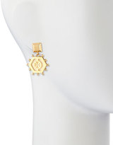 Thumbnail for your product : Tory Burch Caroline Drop Earrings, Ivory