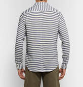 Thumbnail for your product : Onia Albert Slim-Fit Striped Voile Shirt