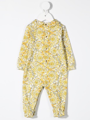 Versace Children Barocco-print pajamas and hat set