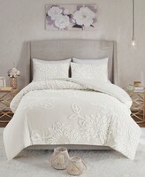 Thumbnail for your product : Madison Home USA Veronica Floral Tufted 3-Pc. Comforter Set, King/California King - Grey/White