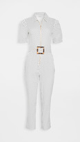 Thumbnail for your product : WeWoreWhat Short Sleeve Belted Jumpsuit
