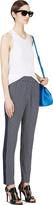 Thumbnail for your product : Marc by Marc Jacobs Navy Silk Cedar Print Juna Trousers