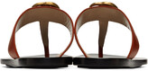 Thumbnail for your product : Gucci Red Leather Double G Sandals