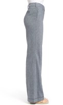 Thumbnail for your product : NYDJ Claire Linen Blend Wide Leg Trouser Pant