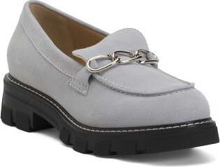 Suede Jackson Loafers for Women | Man-Made Sole/Suede