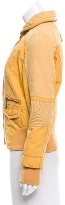 Marni Rib Knit Trim Lightweight Jacket