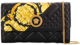 Versace quilted print clutch bag
