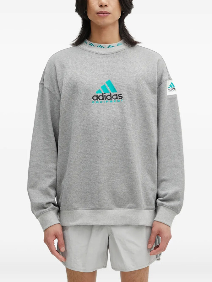 adidas Logo-Embroidered Sweatshirt