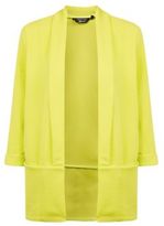 Thumbnail for your product : New Look Teens Yellow Open Front Boxy Blazer