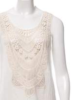 Thumbnail for your product : Miguelina Leighanne Crochet-Accented Top w/ Tags