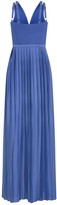 Thumbnail for your product : Little Mistress Emilia Panel Top Maxi Dress With Pleated Skirt