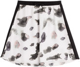 Thumbnail for your product : Karl Lagerfeld Paris Printed Silk Skirt