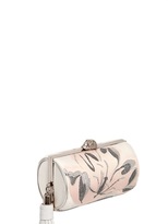 Thumbnail for your product : Alexander McQueen Skull & Embroidered Duchesse Clutch