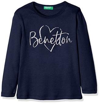Benetton Girl's T-Shirt L/s Kniited Tank TopOne (Size: 2Y)