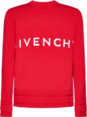 Givenchy 4G Logo Intarsia Knitted Crewneck Sweater