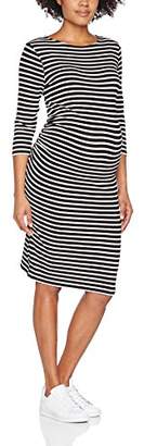 New Look Women's Stripe Maternity Dress,8 (Manufacturer Size:8)