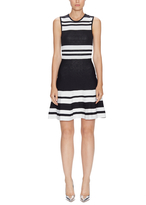 Thumbnail for your product : Ohne Titel Bold Striped A-Line Dress