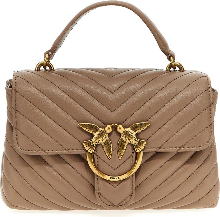 Pinko Logo Plaque Quilted Crossbody Bag ShopStyle