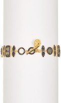 Thumbnail for your product : Freida Rothman Two-Tone CZ & Mother of Pearl Line Bracelet