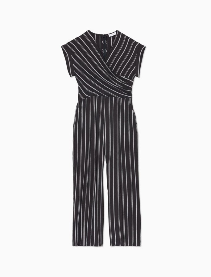 v neck wrap jumpsuit