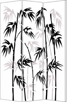 Bayou Breeze Peters Leaf 3 Panel Room Divider