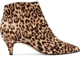 Sam Edelman Kinzey Leopard-print Calf Hair Ankle Boots