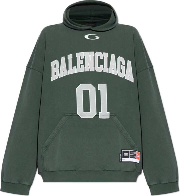 Balenciaga Sweatshirt With Logo  - Green