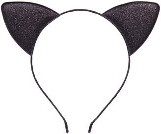 Bonnie Z. Leonardo Halloween Headbands Women Black Cat Ears Headband