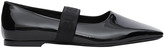 Thumbnail for your product : Burberry Pennine Logo Patent Flats
