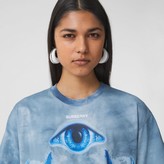 Thumbnail for your product : Burberry Shark Print Cotton Oversized T-shirt