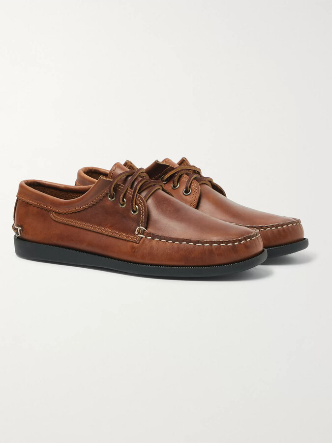 lacoste boat shoes brown