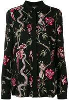 Thumbnail for your product : Just Cavalli floral embroidered shirt