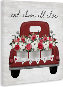August Grove Love Above All Else Canvas Wall Art by Lettered and Lined