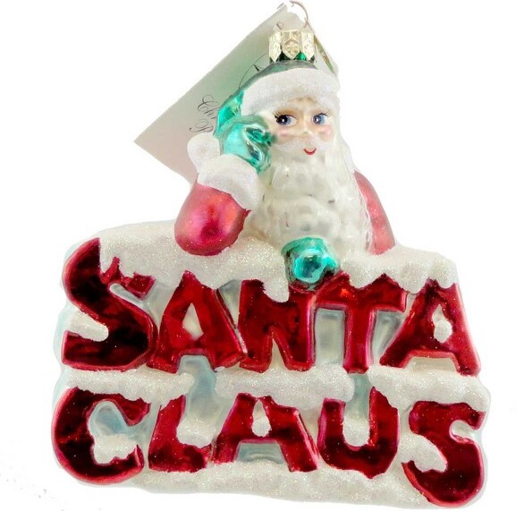Christopher Radko ChristopherRadko4.75InSantaOnSantaChristmasTreeOrnament,OrnamentSantaChristmas(1PC)