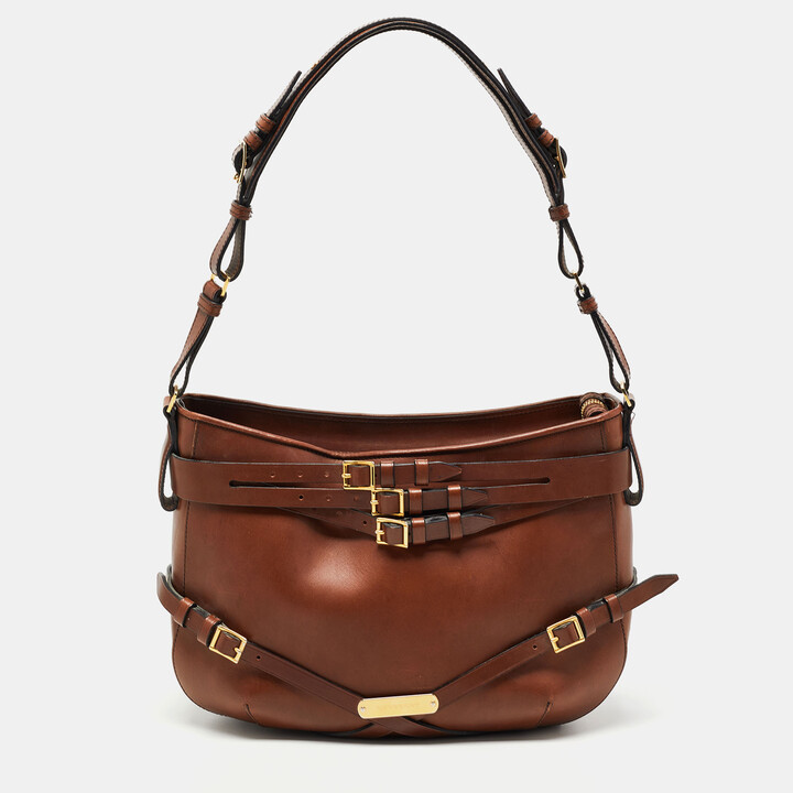 Burberry Leather Hobo Bag | ShopStyle