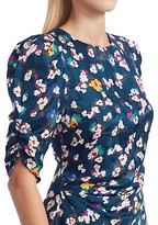 Thumbnail for your product : Tanya Taylor Liz Silk Floral Dress