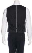 Thumbnail for your product : John Varvatos Plaid Linen Vest
