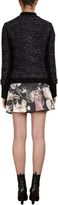 Thumbnail for your product : Thakoon Leather Inset Pleated Mini Skirt-Black